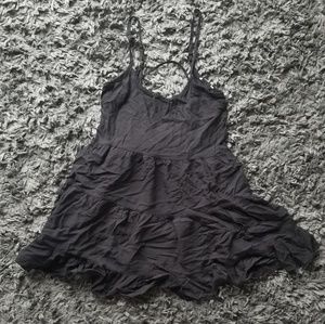 little black flowy summer dress